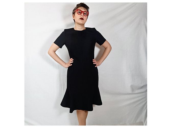 Vestido mini negro Moschino Cheap and Chic - vista 3