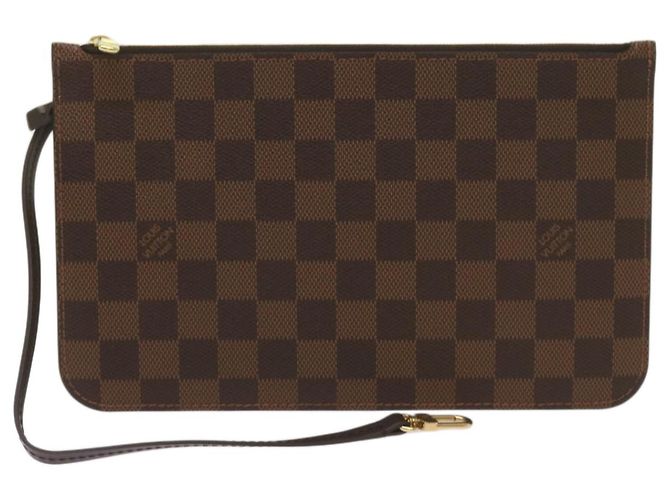 LOUIS VUITTON Damier Ebene Neverfull MM Pouch Accessoire Pouch LV Auth 61988 - vue 13