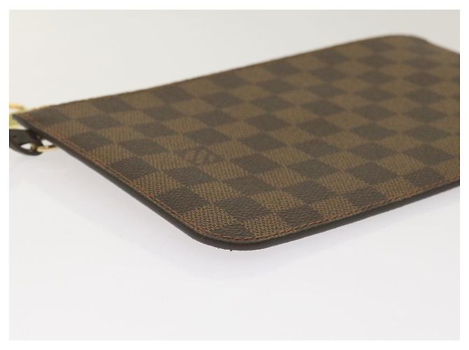 LOUIS VUITTON Damier Ebene Neverfull MM Pouch Accessoire Pouch LV Auth 61988 - vue 14