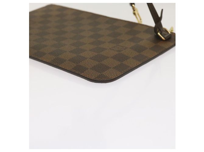 LOUIS VUITTON Damier Ebene Neverfull MM Pouch Accessoire Pouch LV Auth 61988 - vue 15