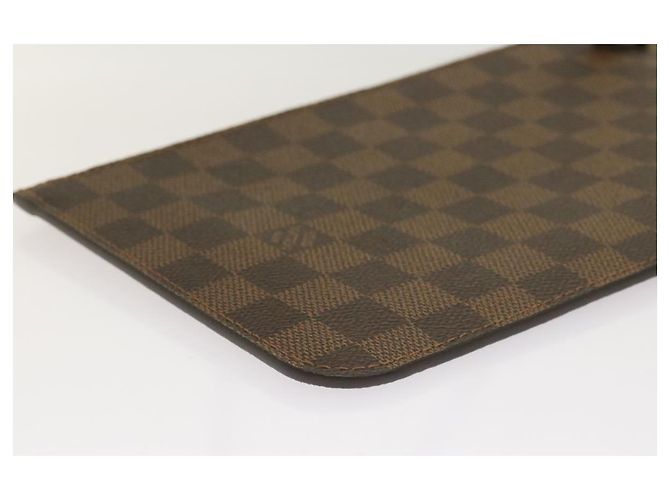 LOUIS VUITTON Damier Ebene Neverfull MM Pouch Accessoire Pouch LV Auth 61988 - vue 16