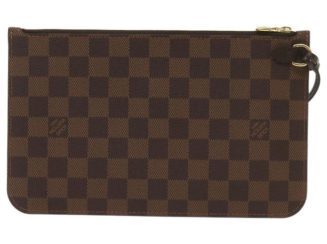 LOUIS VUITTON Damier Ebene Neverfull MM Pouch Accessoire Pouch LV Auth 61988 - vue 2