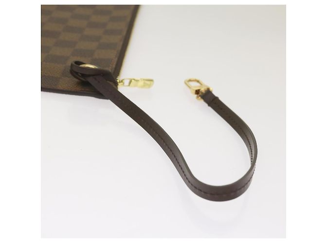 LOUIS VUITTON Damier Ebene Neverfull MM Pouch Accessoire Pouch LV Auth 61988 - vue 8