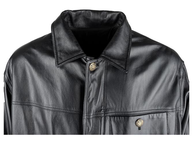 Autre Marque Collection Privée Lederjacke Schwarz - Ansicht 3