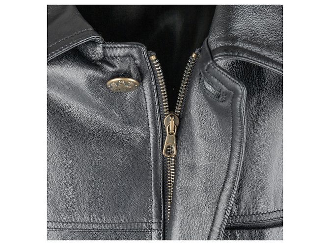 Autre Marque Collection Privée Lederjacke Schwarz - Ansicht 4