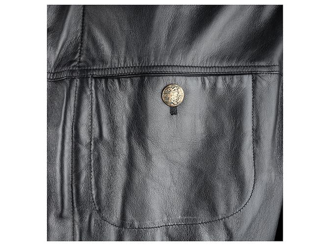 Autre Marque Collection Privée Lederjacke Schwarz - Ansicht 5