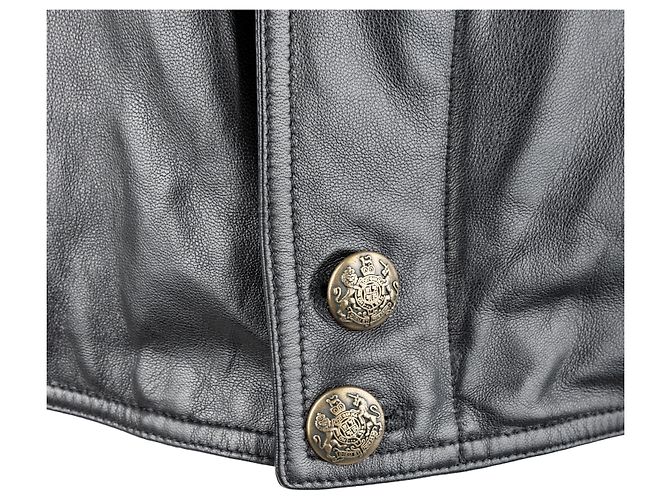 Autre Marque Collection Privée Lederjacke Schwarz - Ansicht 6
