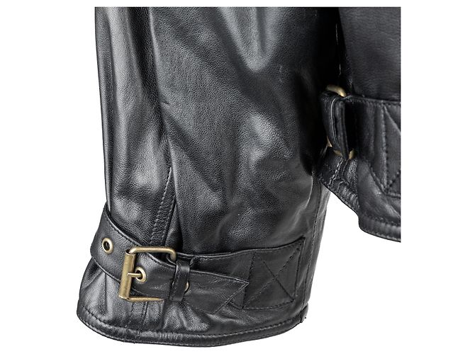 Autre Marque Collection Privée Lederjacke Schwarz - Ansicht 7