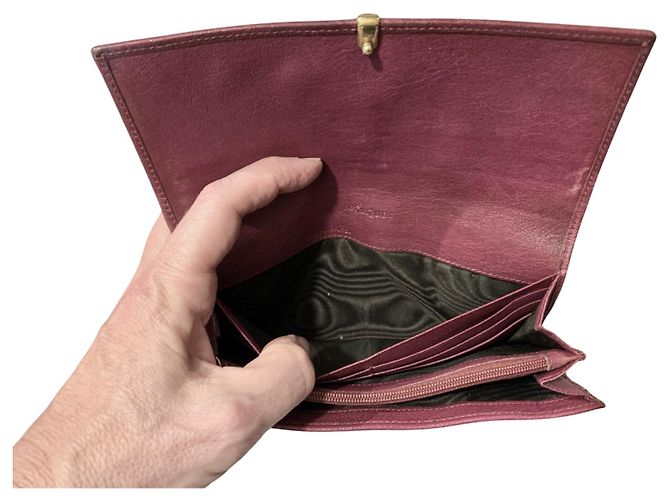 Yves Saint Laurent Brieftasche Lila - Ansicht 10