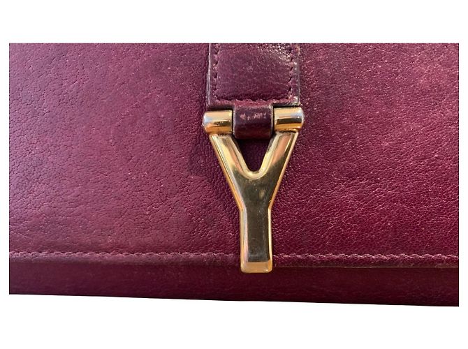 Yves Saint Laurent Brieftasche Lila - Ansicht 2