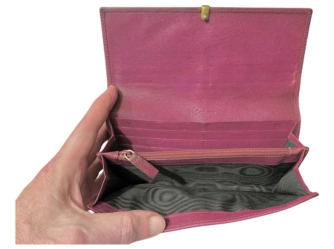 Yves Saint Laurent Brieftasche Lila - Ansicht 6