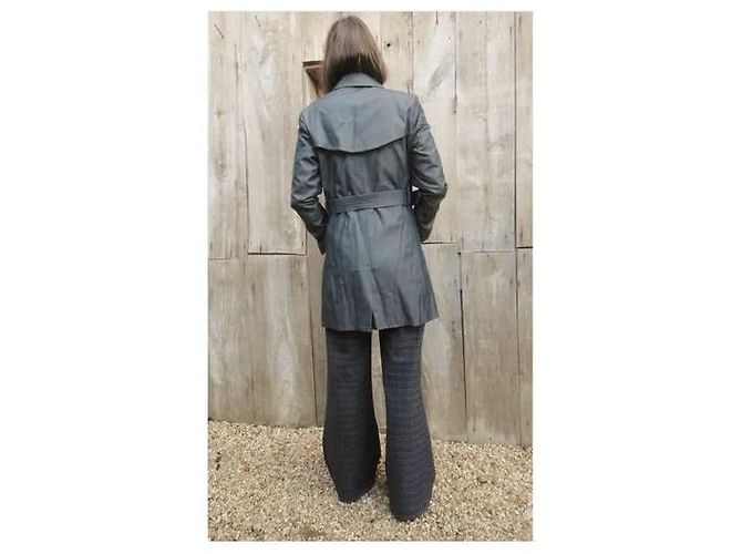 Trench Burberry London Cinza Algodão - vista 3