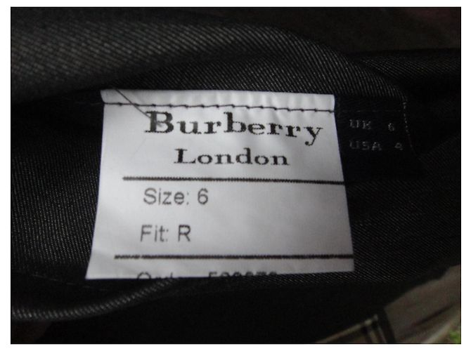 Trench Burberry London Cinza Algodão - vista 8
