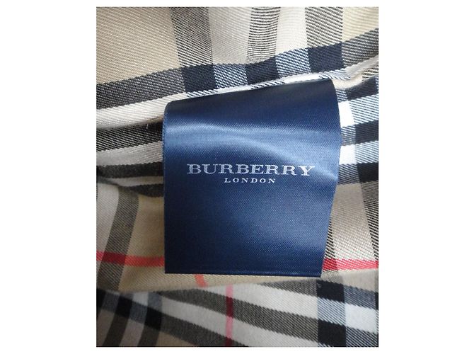 Trench Burberry London Cinza Algodão - vista 9