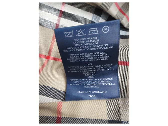 Trench Burberry London Cinza Algodão - vista 10