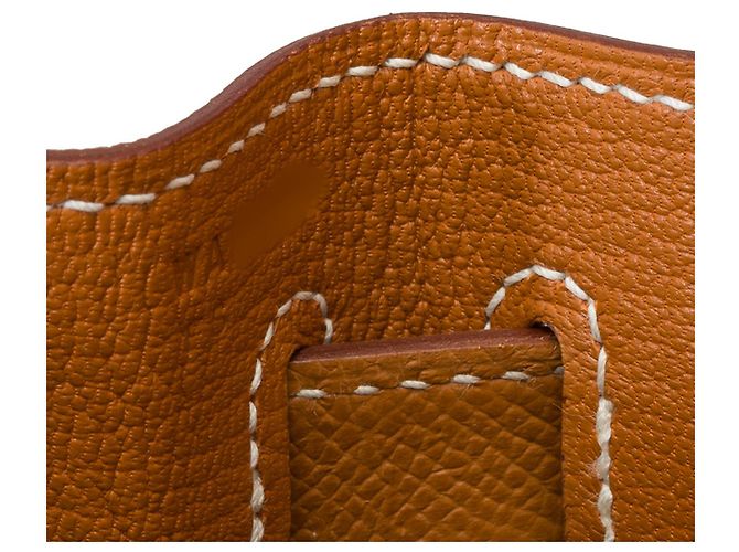 Hermès Borsa Hermes Kelly 32 in Pelle Dorata - 101786 D'oro - vista 8