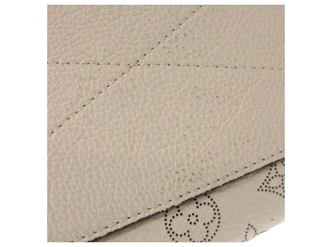 Borsa Louis Vuitton Mahina Babylone PM beige - vista 10