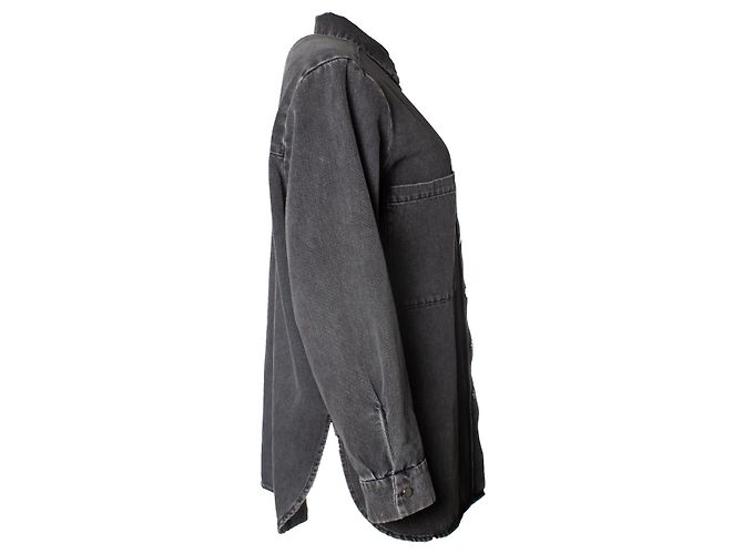 IRO, camicia stonewash pampelo Grigio - vista 3