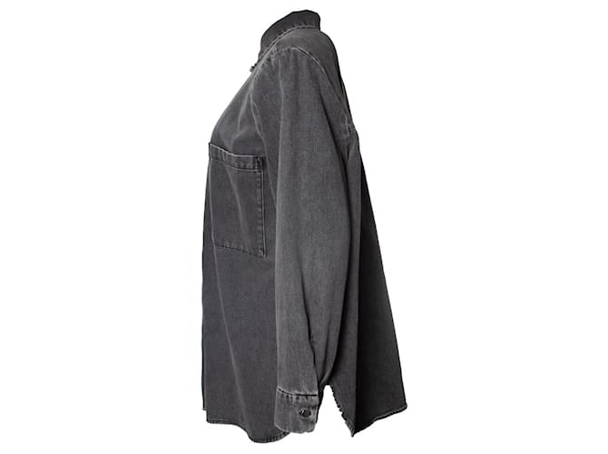 IRO, camicia stonewash pampelo Grigio - vista 4