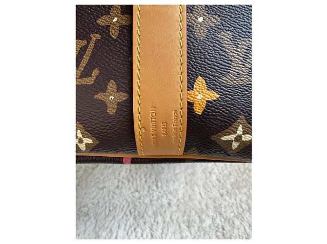 Abbesses Keepall 50 Louis Vuitton X Tyler the Creator. Marrone - vista 3