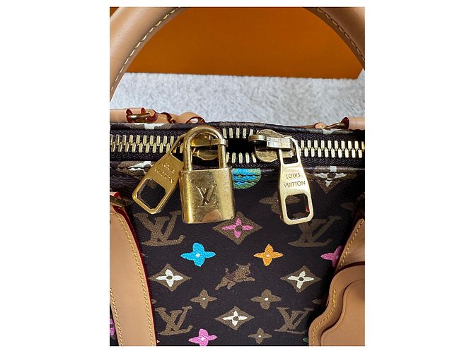 Abbesses Keepall 50 Louis Vuitton X Tyler the Creator. Marrone - vista 4