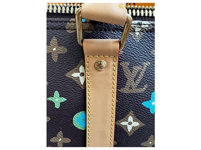 Abbesses Keepall 50 Louis Vuitton X Tyler the Creator. Marrone - vista 6