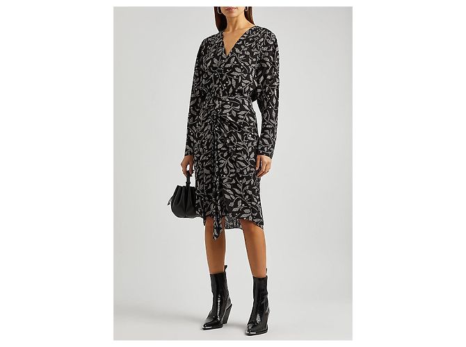 Isabel Marant Etoile Danalia Kleid Schwarz - Ansicht 3