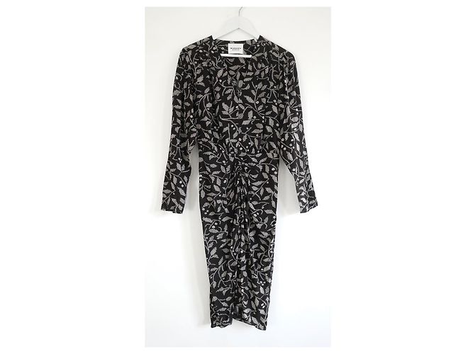 Isabel Marant Etoile Danalia Kleid Schwarz - Ansicht 2