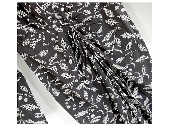 Isabel Marant Etoile Danalia Kleid Schwarz - Ansicht 4