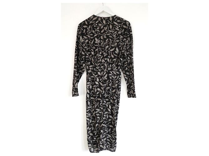 Isabel Marant Etoile Danalia Kleid Schwarz - Ansicht 6