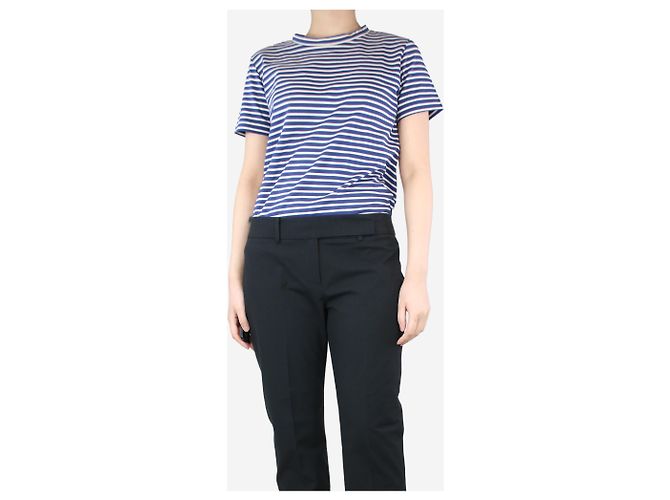Sofie d'Hoore Camiseta rayas azul - talla UK 10 - vista 3
