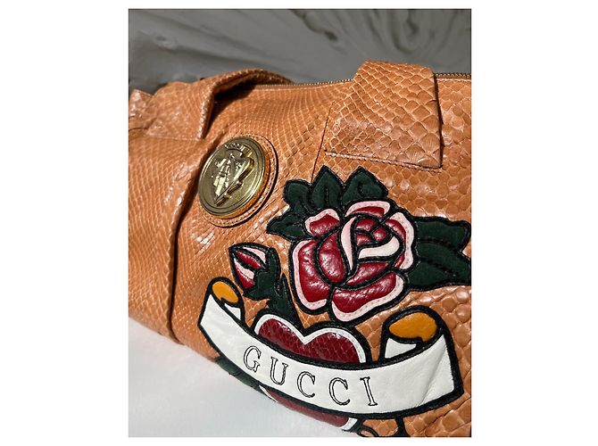 Gucci Hysteria Python Handtasche Caramel Tatto Heart Collection Karamell - Ansicht 2