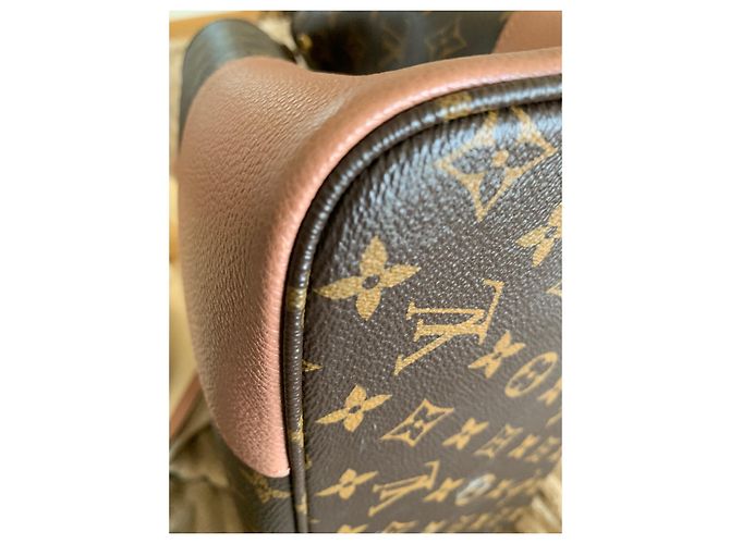 Borsa Louis Vuitton Flandrin Monogram e Pelle Rosa - vista 4