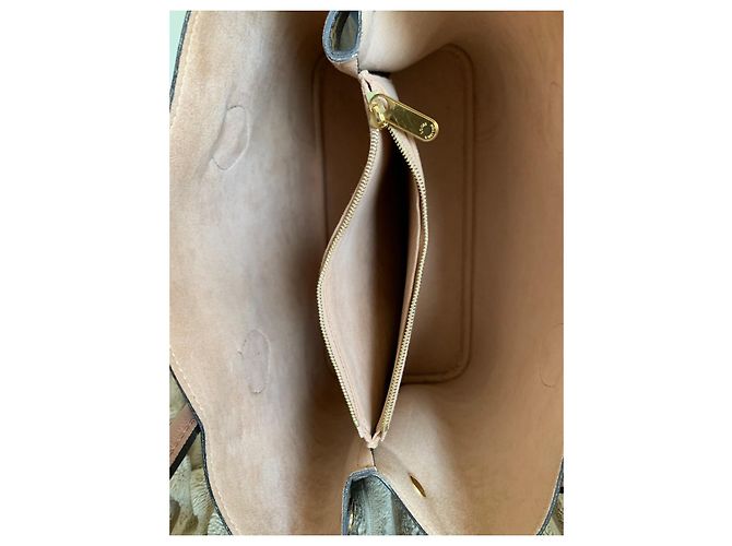 Borsa Louis Vuitton Flandrin Monogram e Pelle Rosa - vista 8