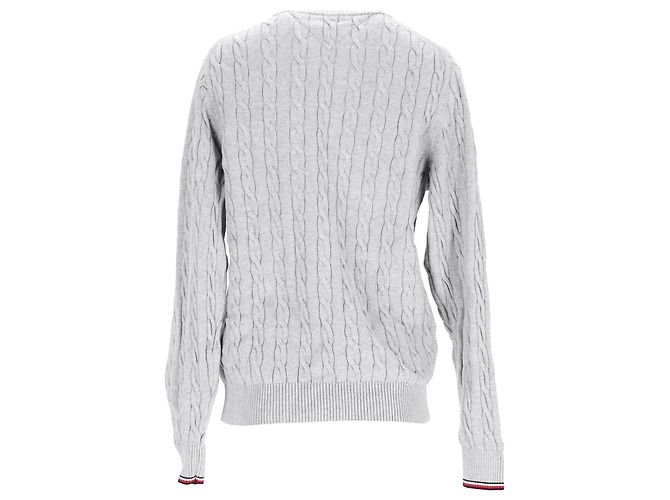 Tommy Hilfiger Rundhalspullover mit Zopfmuster für Herren - Ansicht 3