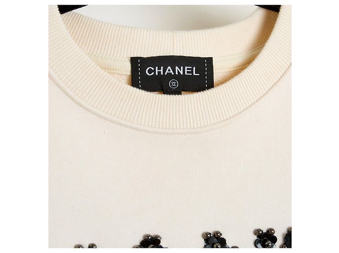 Pre Fall 2020 Chanel Cambon Top Sudadera S Crudo - vista 4
