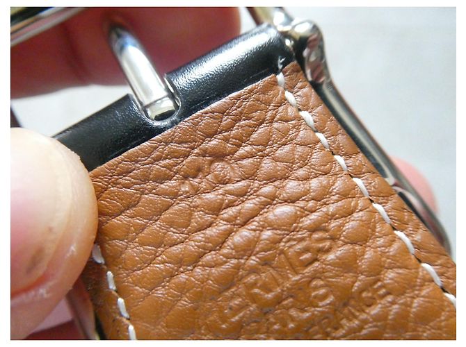 Hermès Cap Cod 110 reversible belt, new condition Light brown - view 6
