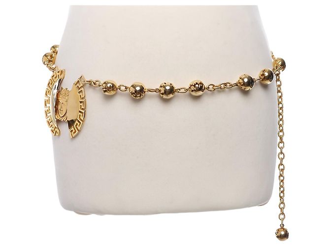 Gianni Versace Medusa Greca Kettengürtel Gold Gold hardware - Ansicht 4