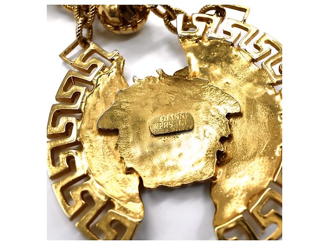 Gianni Versace Medusa Greca Kettengürtel Gold Gold hardware - Ansicht 6