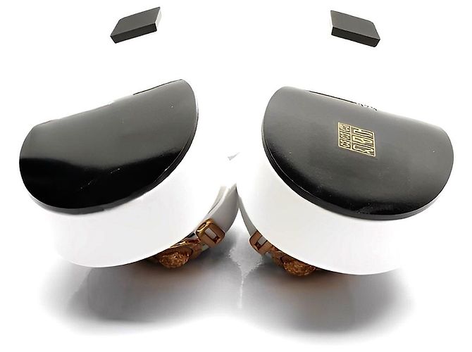 Sandali Versace Medusa Biggie in pelle Eggshell Bianco sporco - vista 4