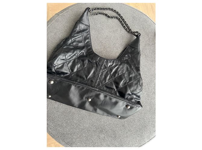 Borsa a mano Chanel Hobo 2013 in pelle nera Nero - vista 3