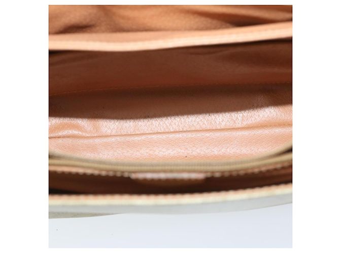 Céline CELINE Borsa a tracolla in tela macadam Beige Auth yk11025 - vista 10