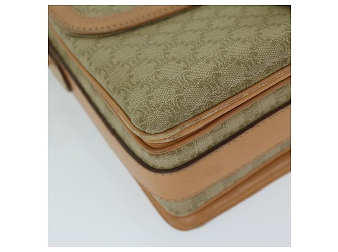 Céline CELINE Borsa a tracolla in tela macadam Beige Auth yk11025 - vista 14