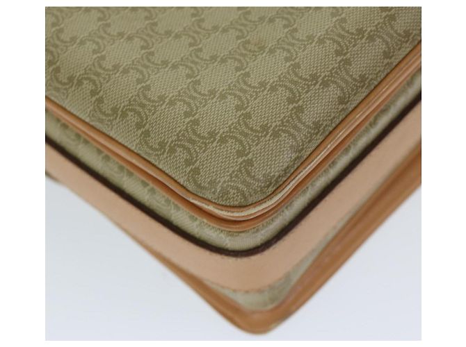Céline CELINE Borsa a tracolla in tela macadam Beige Auth yk11025 - vista 16