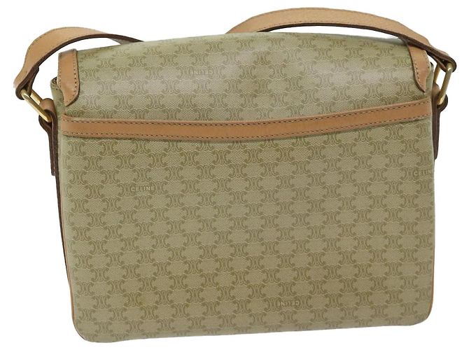Céline CELINE Borsa a tracolla in tela macadam Beige Auth yk11025 - vista 2