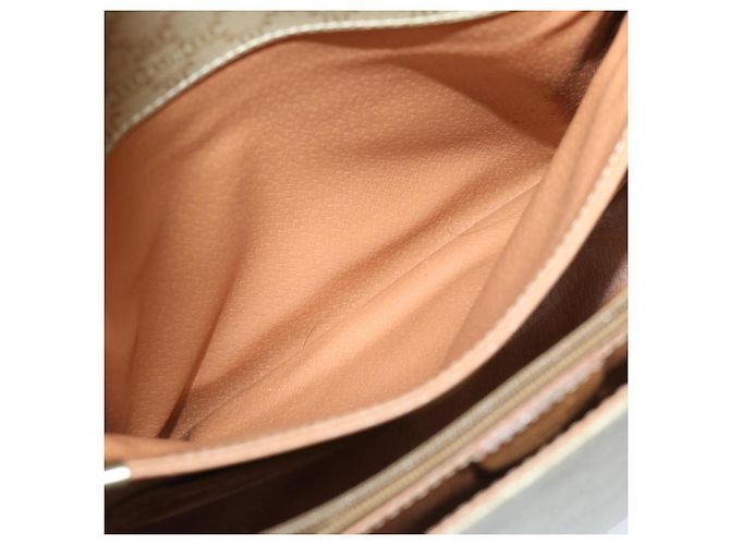 Céline CELINE Borsa a tracolla in tela macadam Beige Auth yk11025 - vista 20
