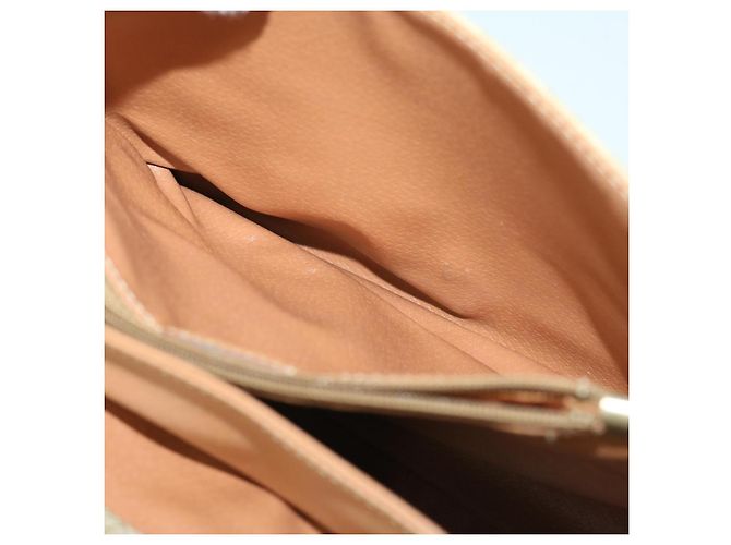 Céline CELINE Borsa a tracolla in tela macadam Beige Auth yk11025 - vista 21