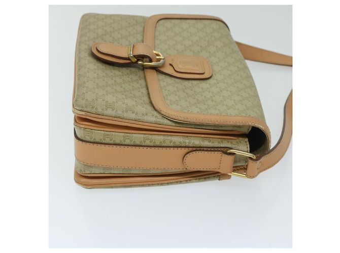 Céline CELINE Borsa a tracolla in tela macadam Beige Auth yk11025 - vista 3