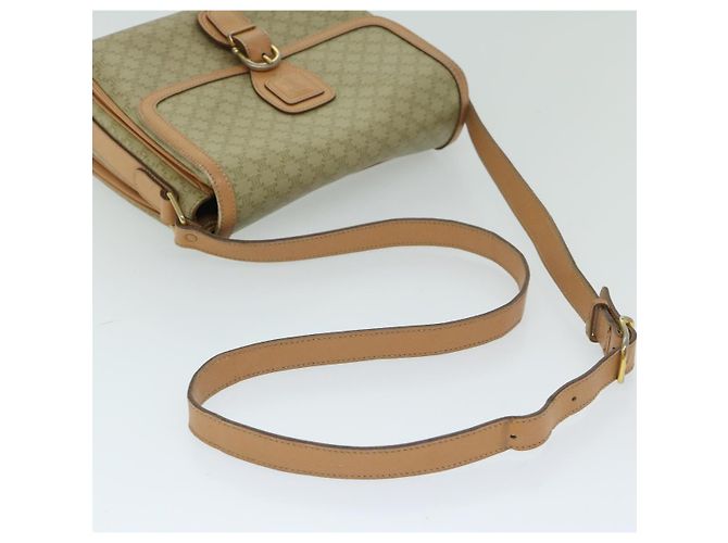 Céline CELINE Borsa a tracolla in tela macadam Beige Auth yk11025 - vista 7