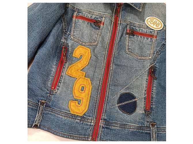 Byblos blu Jeansjacke Streetstyle Blau - Ansicht 10